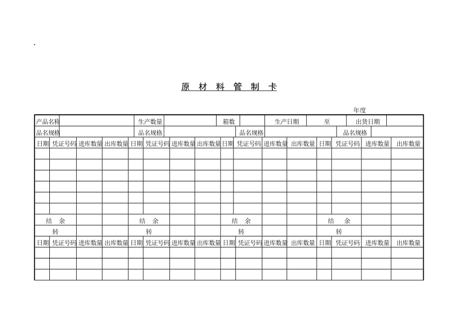 原材料管制卡(1)